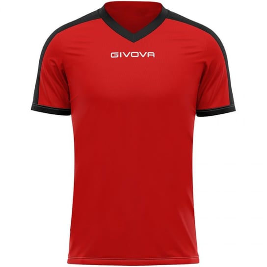 Koszulka Givova Revolution Interlock M MAC04 (kolor Czarny. Czerwony, rozmiar L) Givova