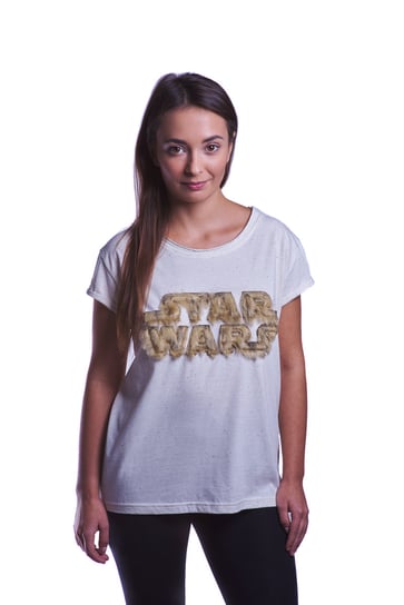 Koszulka, Good Loot, Star Wars Fuzzy Logo Ladies L Good Loot