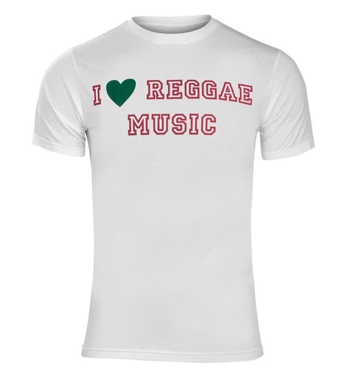 koszulka I LOVE REGGAE MUSIC-L Inny producent