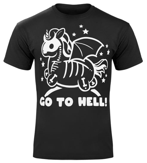 koszulka JEDNOROŻEC (UNICORN) - GO TO HELL!-L Inny producent