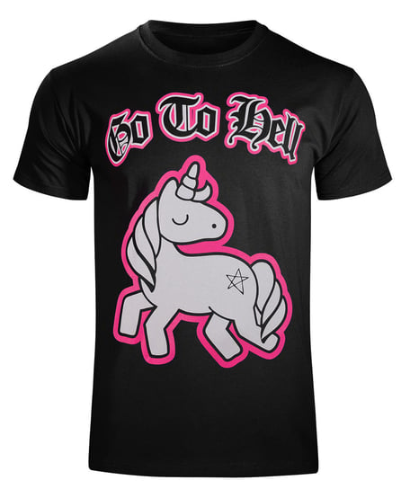 Koszulka Jednorożec (Unicorn) - Go To Hell-Xl Inna marka