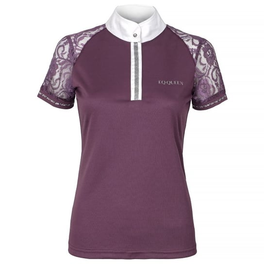 Koszulka konkursowa EQ.QUEEN Isla 23SS damska fioletowa, rozmiar: XS Inna marka