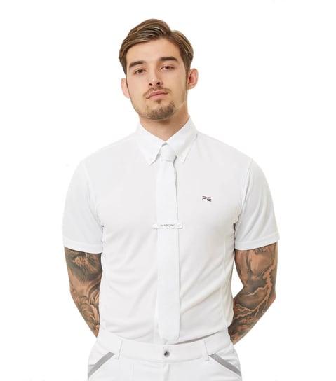 Koszulka konkursowa PREMIER EQUINE Antonio męska biała, rozmiar: L Inna marka