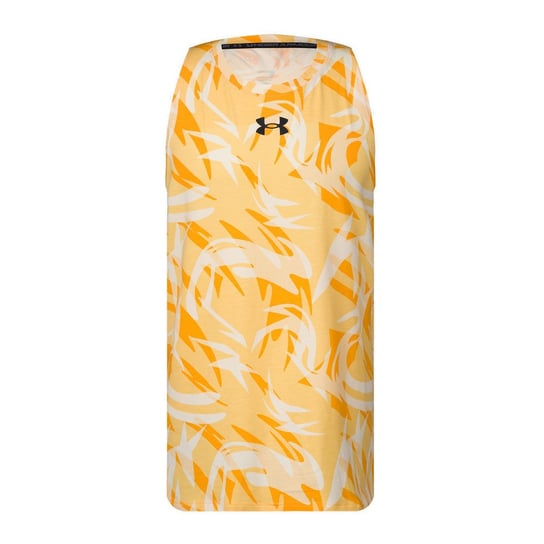 Koszulka koszykarska męska Under Armour Baseline Printed Tank 782 pomarańczowa 1370239-782-LG XXL Under Armour