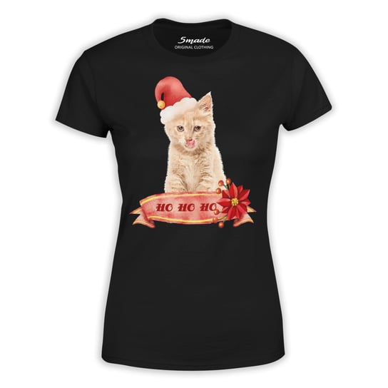 Koszulka kot ho-ho-ho-L 5made