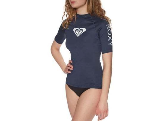 Koszulka krótki rękaw Roxy Whole Hearted SS UPF 50 Rashguard Mood Indigo 2022-L Roxy