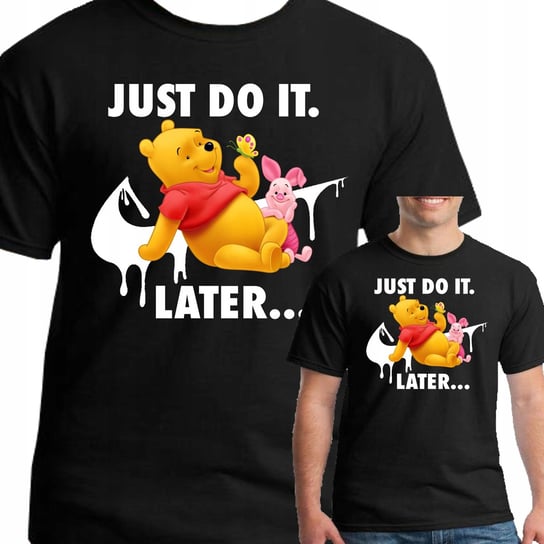 Koszulka Kubuś Puchatek Just Do It Xl 0779 Czarna Inna marka