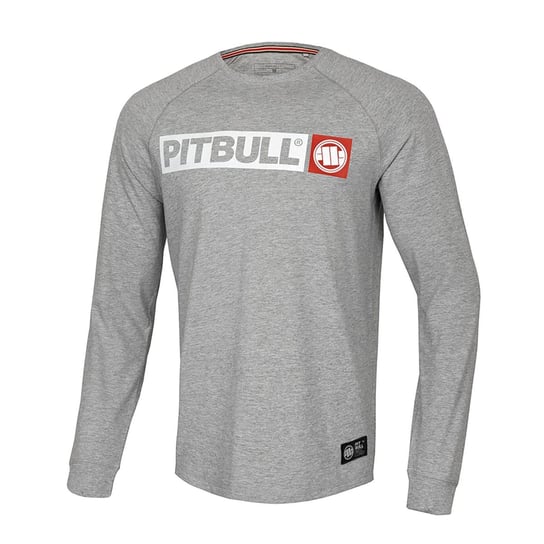 Koszulka longsleeve męska Pitbull Hilltop Spandex 210 szara 231006150001 S Pitbull West Coast