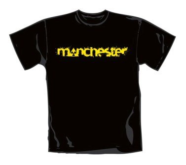 Koszulka Manchester (Black, Men's, Size: XXL) Merchlabel