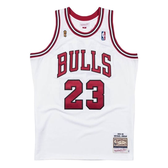 Koszulka meczowa Mitchell & Ness Authentic Michael Jordan Chicago Bulls 1995-96 - AJY4LG19009-CBUWHIT95MJO-M Mitchell & Ness