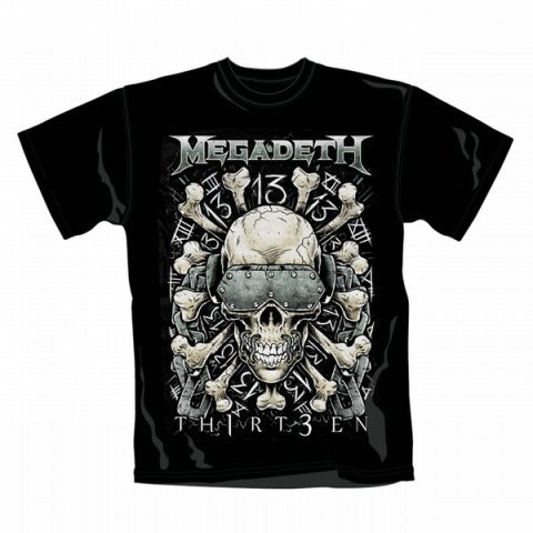 Koszulka Megadeth Skull (Black, Men's, Size: XL) Loud Distribution