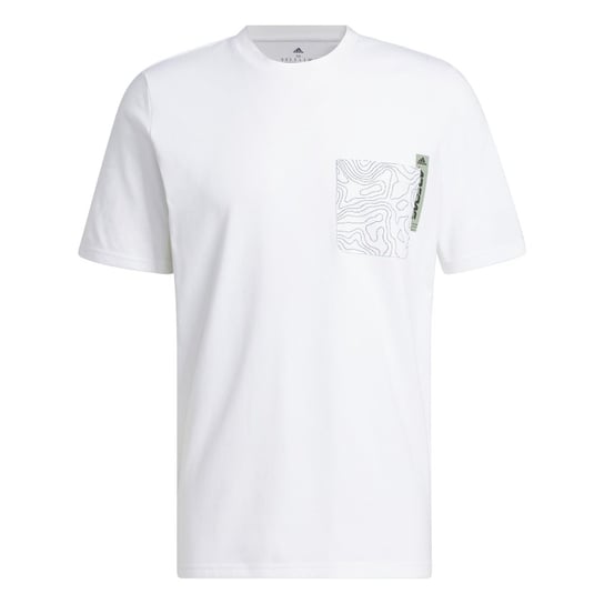 Koszulka męska adidas City Escape Graphic biała H49665-M Inna marka