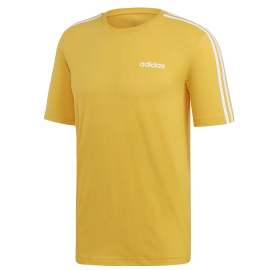 Koszulka męska adidas Essentials 3 Stripes żółta EI9839 Adidas