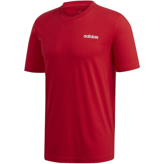 Koszulka męska adidas Essentials Plain Tee czerwona FM6214 Adidas