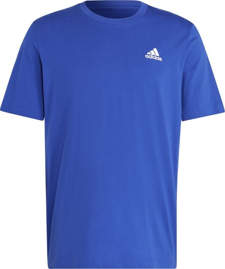 Koszulka męska adidas Essentials Single Jersey Embroidered Small Logo Tee niebieska IC9284-M Adidas