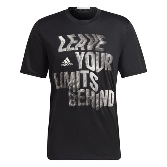 Koszulka męska adidas HIIT SLOGAN czarna HN8508-L Inna marka