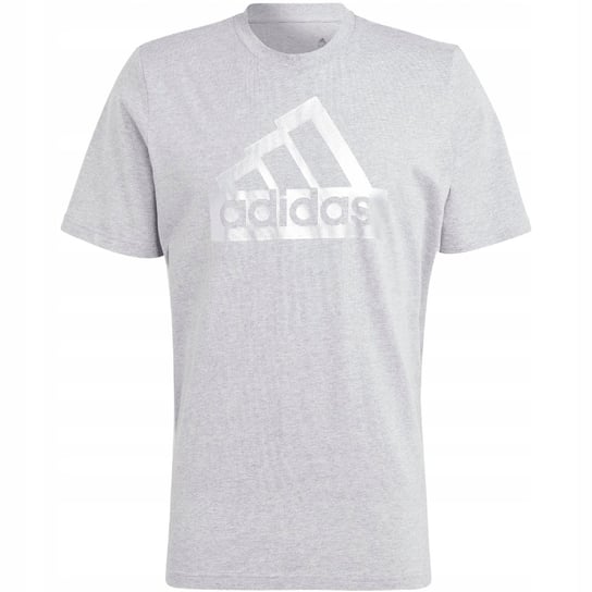 Koszulka męska adidas Sportswear Future Icons Metallic Tee szara II3467 M Adidas