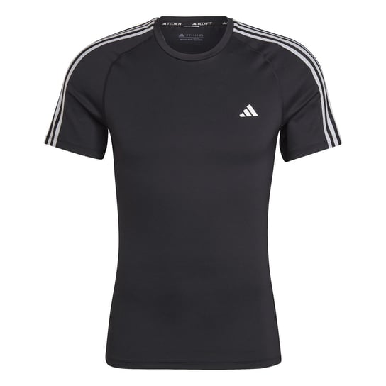 Koszulka męska adidas TECHFIT 3-STRIPES czarna HD3525-S Inna marka