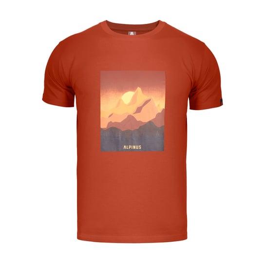 Koszulka męska Alpinus Seasons pomarańczowa L Drefekal Alpinus