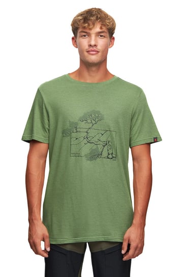 Koszulka Męska Bambusowa T-Shirt Alpinus Pieniny Zielony - L Alpinus