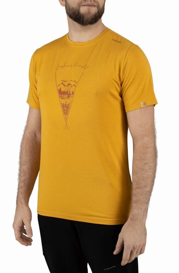 Koszulka męska bambusowa Viking Hopi T-Shirt 6400 miodowy - L Viking