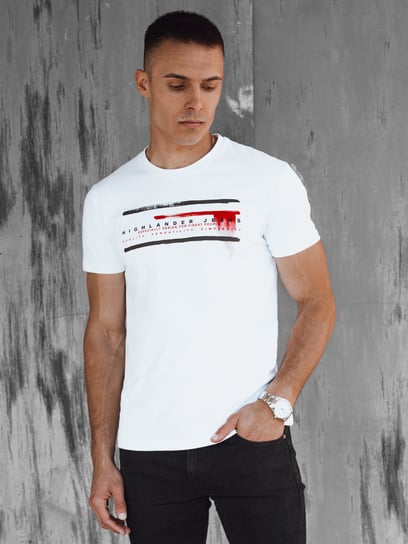 Koszulka męska biała Dstreet RX5533-M Inna marka