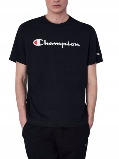 KOSZULKA męska CHAMPION 219831-KK001 t shirt sportowa czarna M Champion