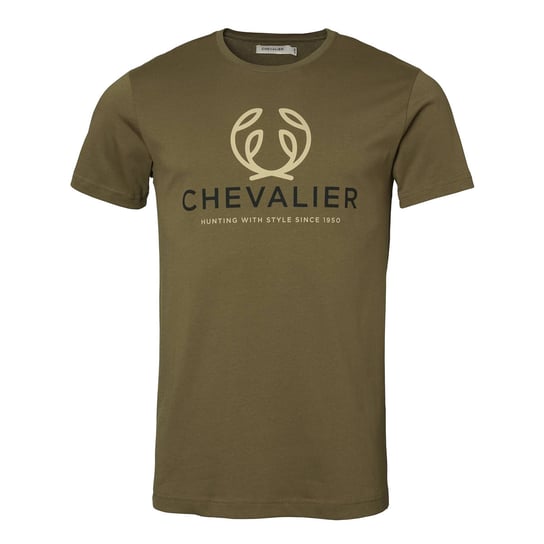 Koszulka męska Chevalier Logo Forest green 2XL Chevalier