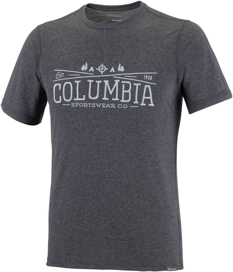 Koszulka męska Columbia Trail Shaker™ Short Sleeve Shirt - Shark Heather M Columbia