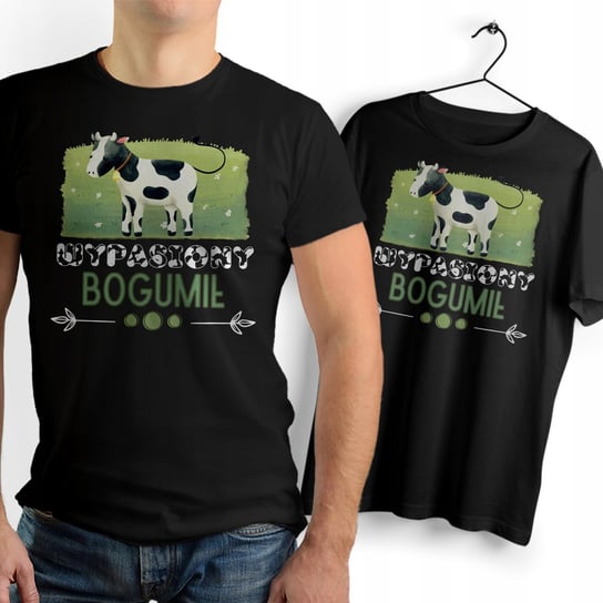 Koszulka Męska Czarna Dla Bogumiła T-Shirt Podkoszulek Nadruk na Prezent Inna marka