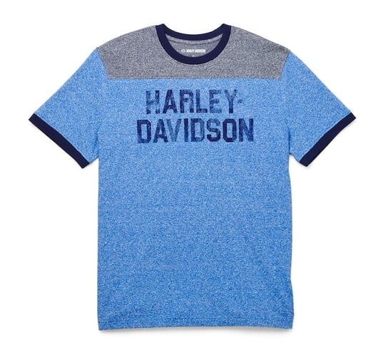 Koszulka męska Foundation Knit Harley-Davidson niebieska M Harley-Davidson