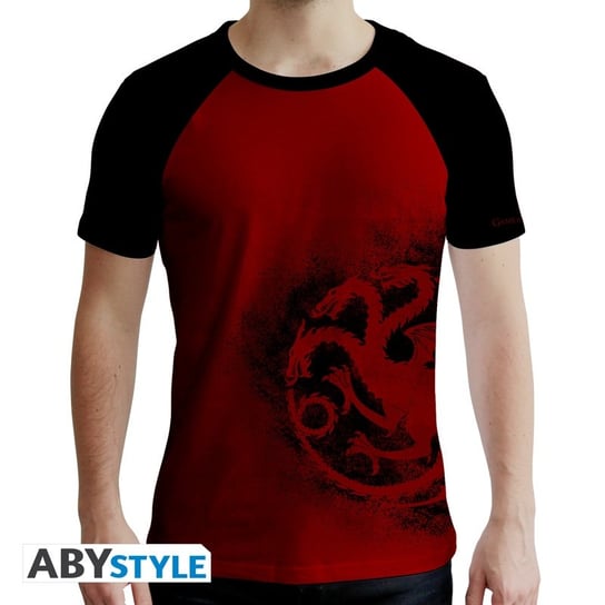 Koszulka męska Game of Thrones red, rozmiar L ABYstyle