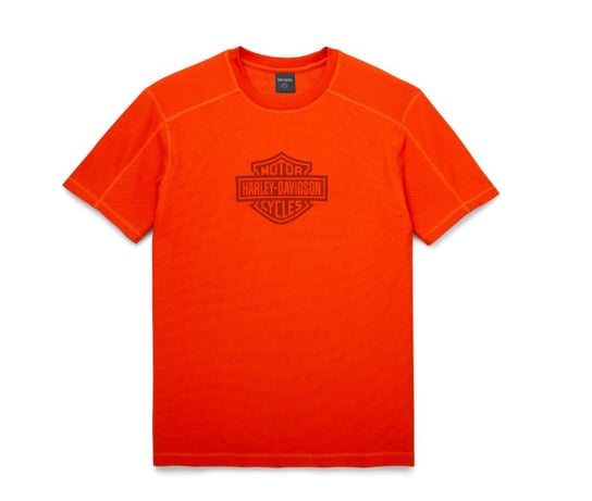 Koszulka Męska Harley-Davidson pomarańczowa  L Harley-Davidson