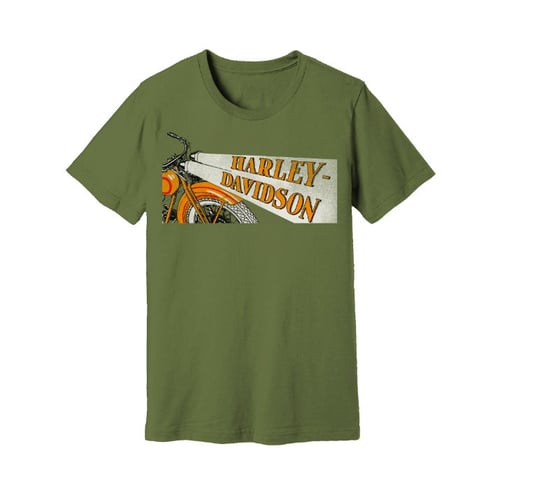 Koszulka Męska Harley Davidson zielona L Harley-Davidson
