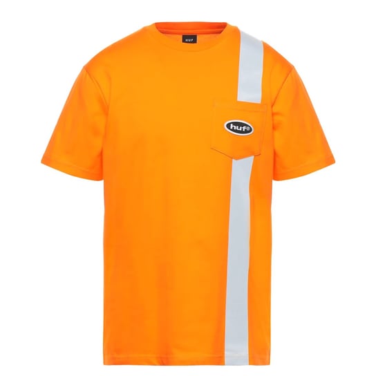 Koszulka męska Huff Safety S/s pocket t-shirt pomarańczowy-L Champion