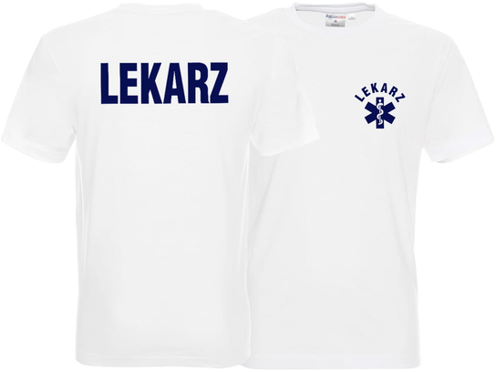 Koszulka męska LEKARZ biała Inna marka
