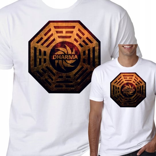 Koszulka Męska Lost Zagubieni Dharma Film Xxl 2069 Inna marka