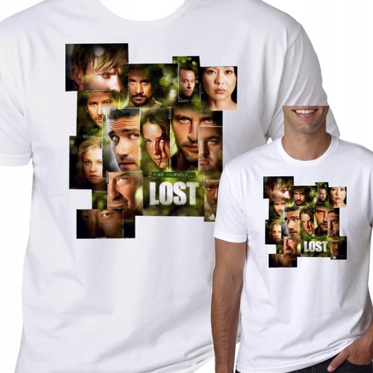 Koszulka Męska Lost Zagubieni Dharma Film Xxl 2070 Inna marka