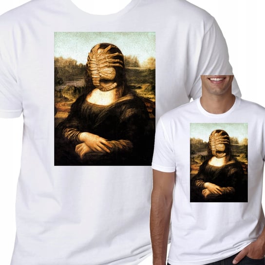 Koszulka Męska Mona Lisa Obcy Śmieszna L 2085 Inna marka