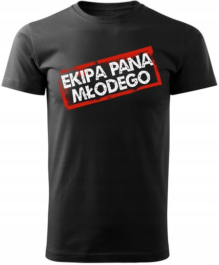 Koszulka Męska Na Wieczór Kawalerski Ekipa Xl Y4 Inna marka