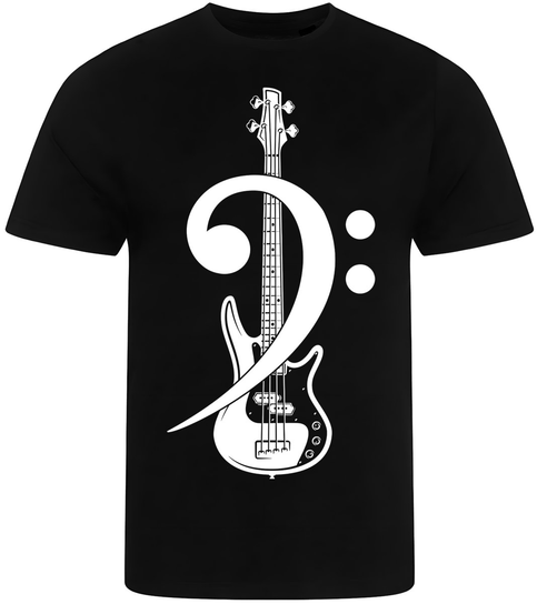 KOSZULKA MĘSKA NADRUK Z GITARĄ GITARA S Inna marka
