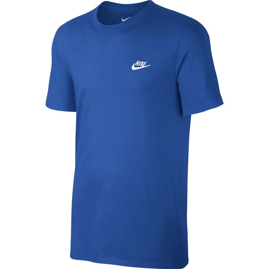 Koszulka męska Nike M NSW Club Embroidery Futura niebieska 827021 463 Nike