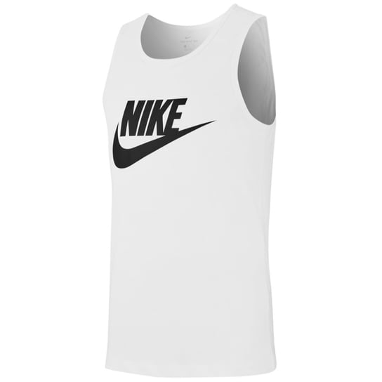 Koszulka męska Nike Tank Icon Futura biała AR4991 101 Nike