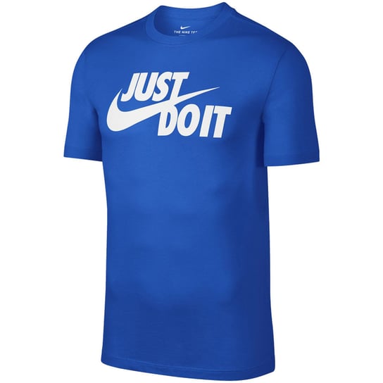 Koszulka męska Nike Tee Just Do It Swoosh niebieska AR5006 480 Nike
