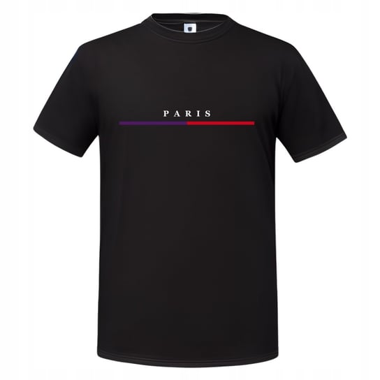 Koszulka męska PARIS elegancki stylowy minimalistyczny wzór T-shirt męski Inna marka