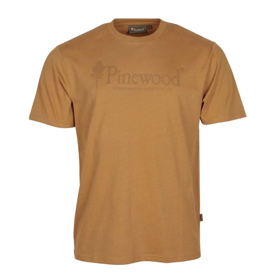 Koszulka męska Pinewood Outdoor Life brązowa S PINEWOOD
