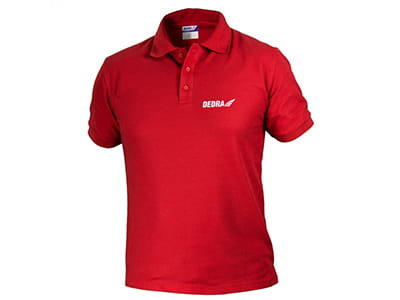 Koszulka męska POLO Dedra BH5PC-XL czerwona Dedra