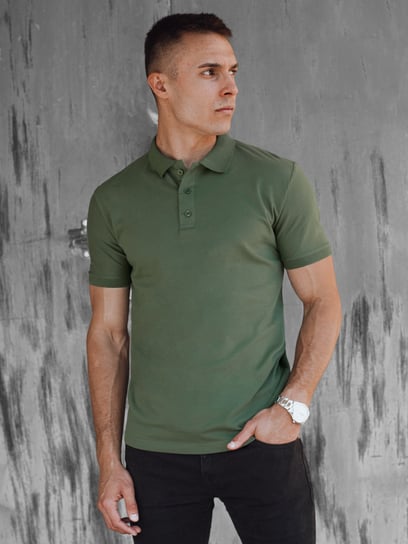 Koszulka męska polo zielona Dstreet PX0611-L Inna marka