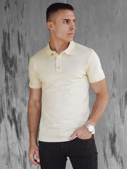 Koszulka męska polo żółta Dstreet PX0606-L Inna marka