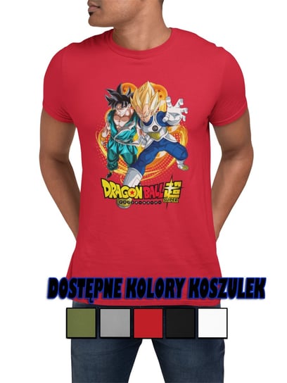 KOSZULKA MĘSKA PREZENT ANIME DRAGON BALL POSTACIE DUŻY WYBÓR - M Inna marka